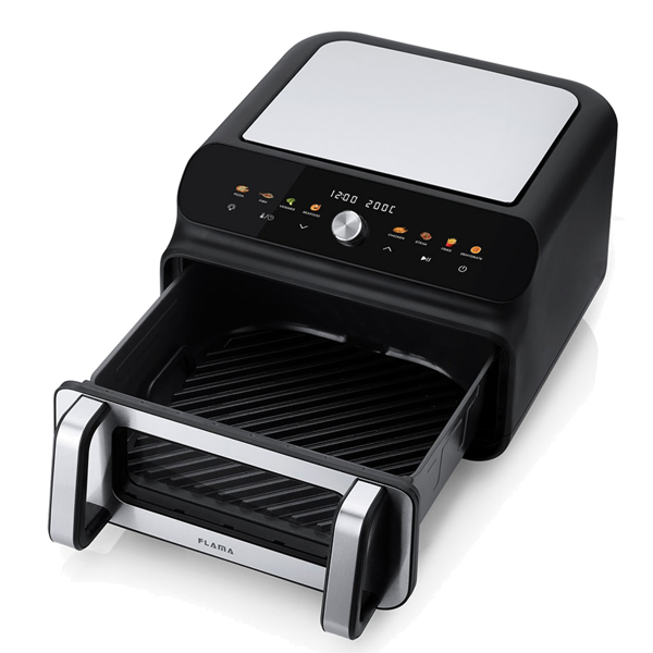 Grelhador sem fumos e fritadeira sem óleo Flama - 678 FL